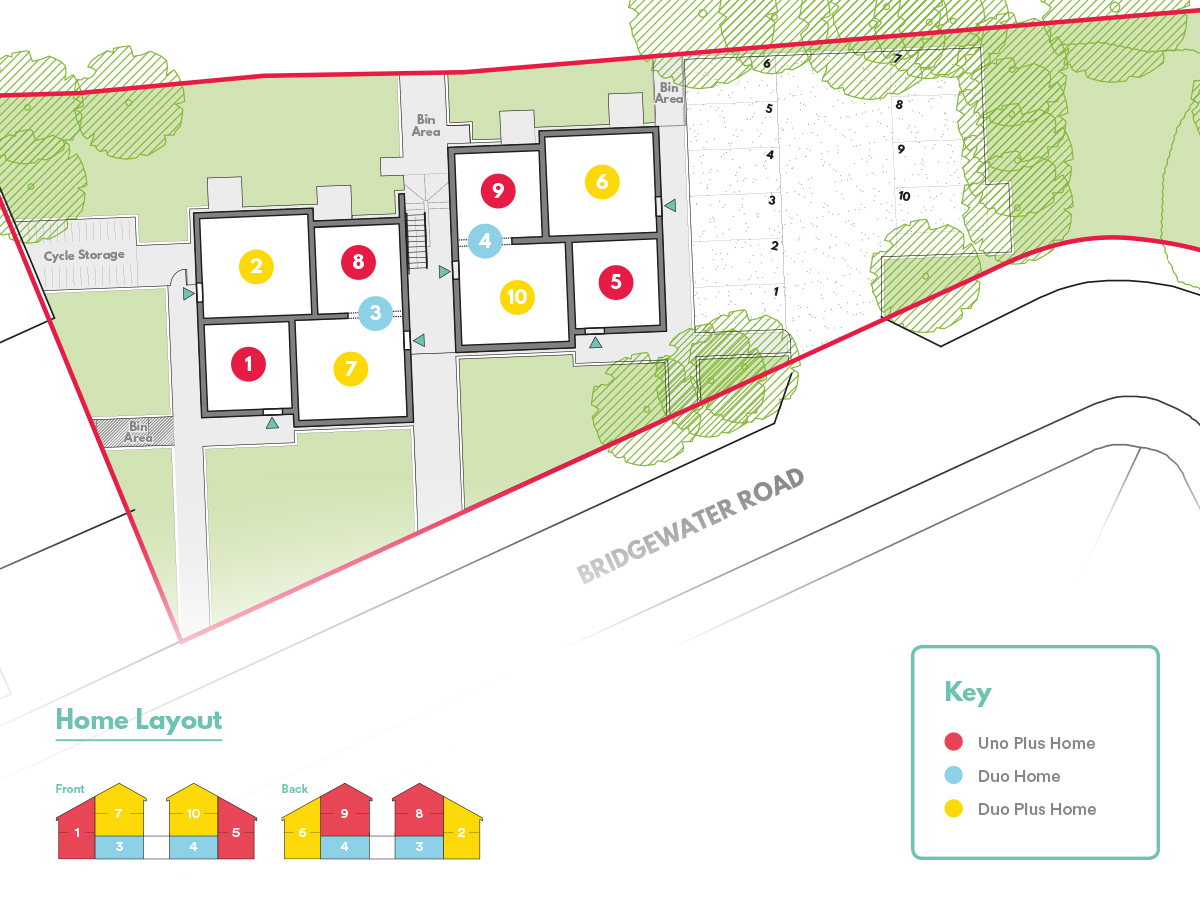 1 & 2 bed homes at Swallow Green Altrincham